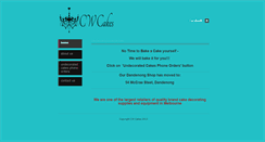 Desktop Screenshot of cwcakes.com.au